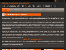 Tablet Screenshot of jacksonauto.net